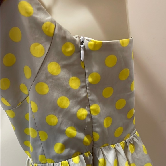 Zara Yellow Polka Dot Camisole - Picture 6 of 7